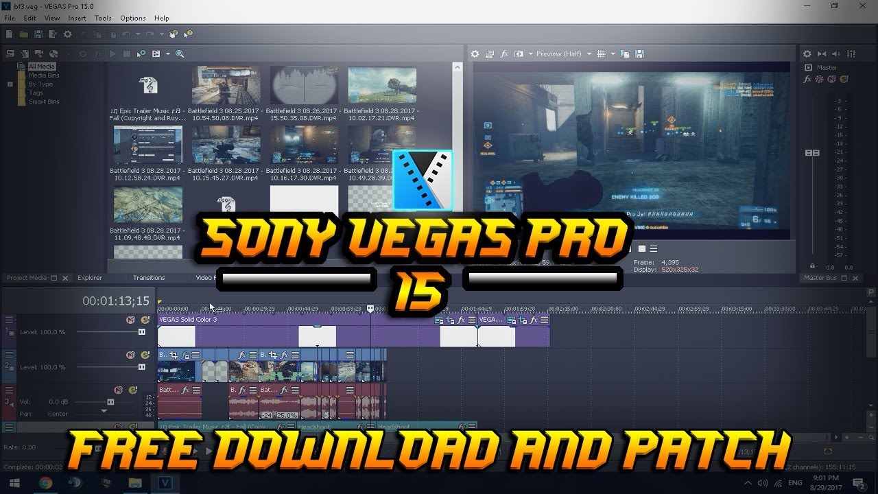 how to get vegas pro 15 for free